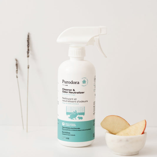 Cage cleaner & odor neutralizer for small animals