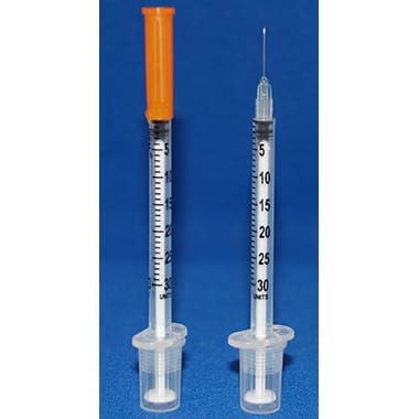 100 IU Insulin Syringe