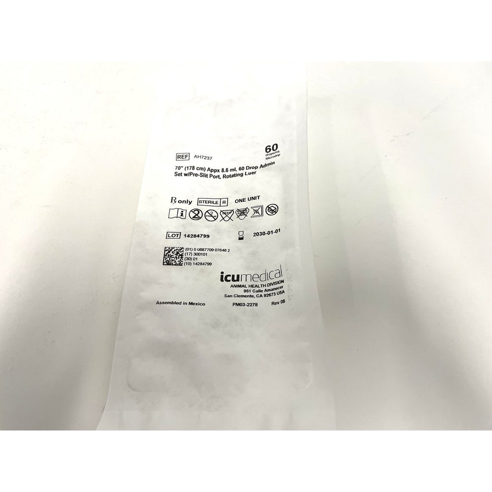 Primary IV Set 60 Drops 1 Pre-Slit Port