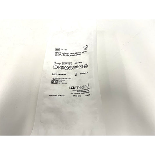 Primary IV Set 60 Drops 1 Pre-Slit Port