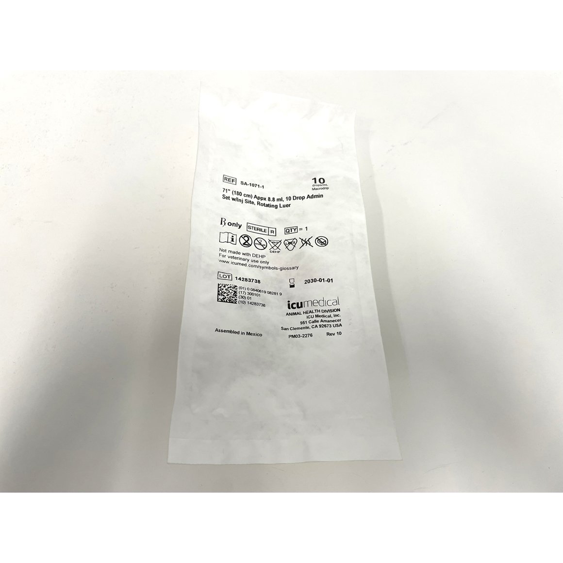 Primary IV Set 10 Drops 1 Port