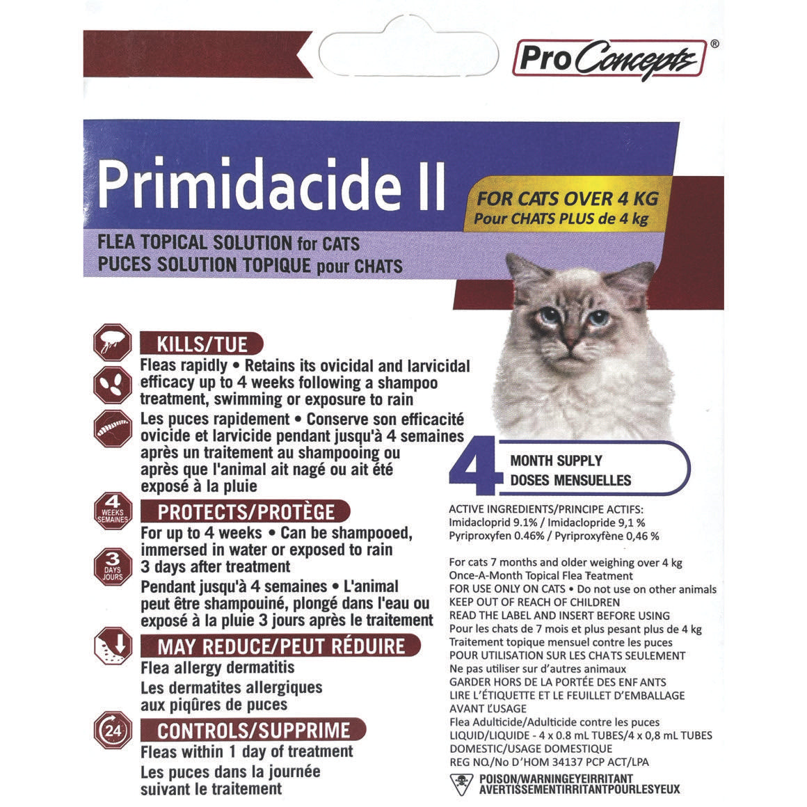 Primidacide II for cat