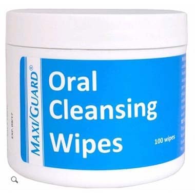 Oral cleansing wipes