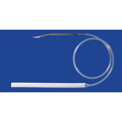 Trocar and adapter for Jackson Pratt Drain
