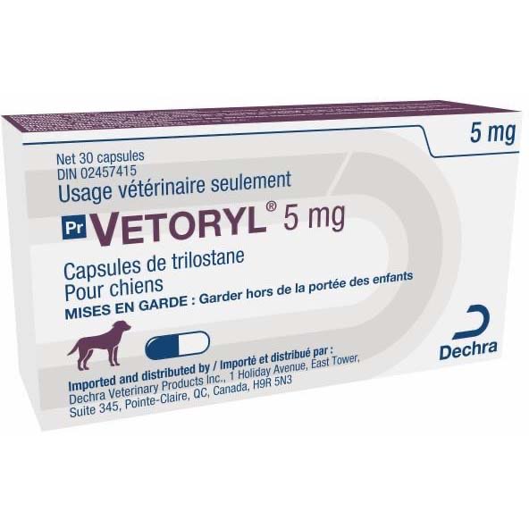 Vetoryl capsules for dogs