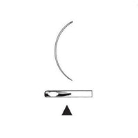 Suture needle 3/8 regular eye