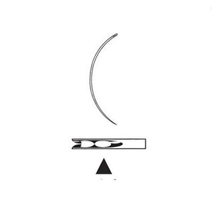 Suture needle 3/8 spring eye
