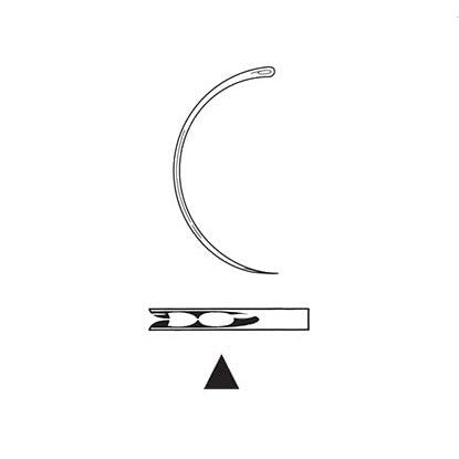 Suture needle 1/2 spring eye