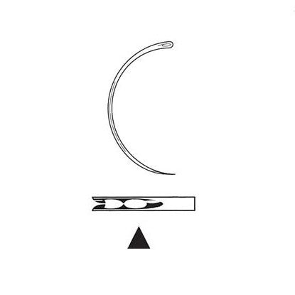 Suture needle 1/2 spring eye