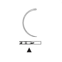 Suture needle 1/2 spring eye