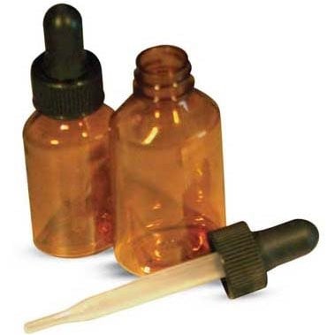 Amber dropper bottle
