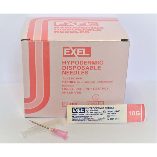 Hypodermic Needles with Plastic Hub