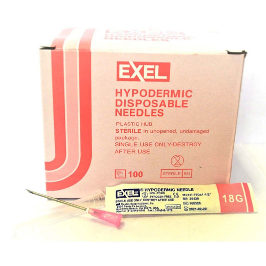 Hypodermic Needles with Plastic Hub