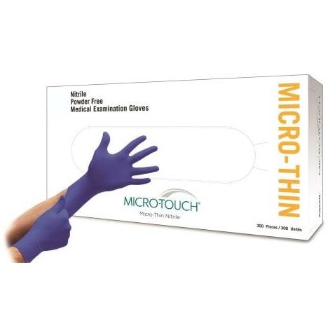 Glove exam nitrile Micro-Touch Micro-Thin non sterile powder free