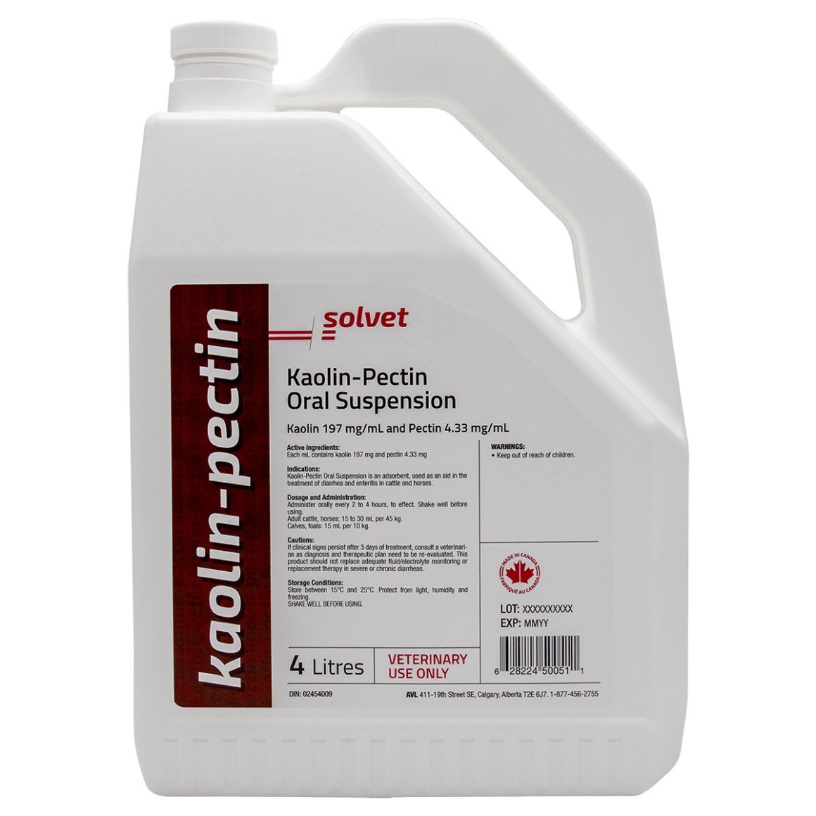 Kaolin-pectin