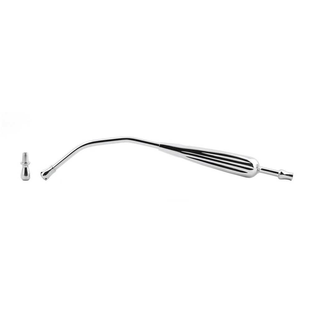 Yankauer metal suction handle