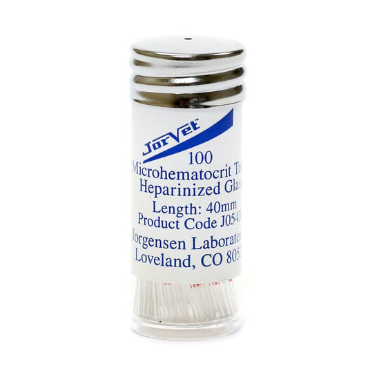 Microhematocrit tube heparinized