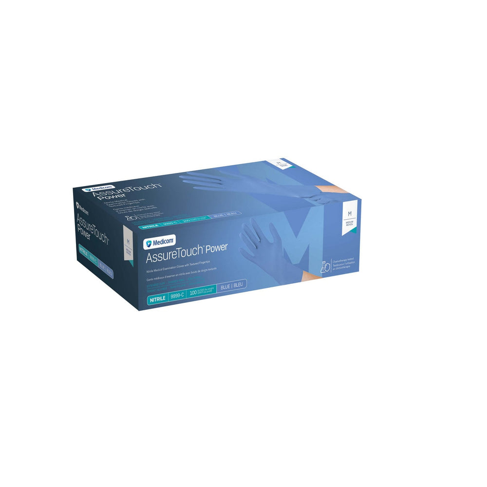 Glove exam nitrile AssureTouch Power non sterile powder free