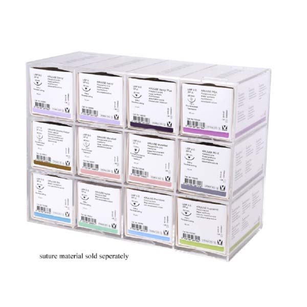 Kruuse Suture Acrylic Display Rack – Clear Veterinary Suture Organizer ...