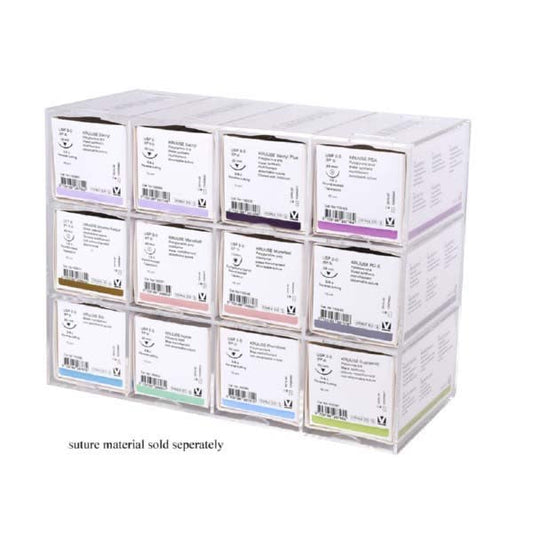 Suture acrylic display rack