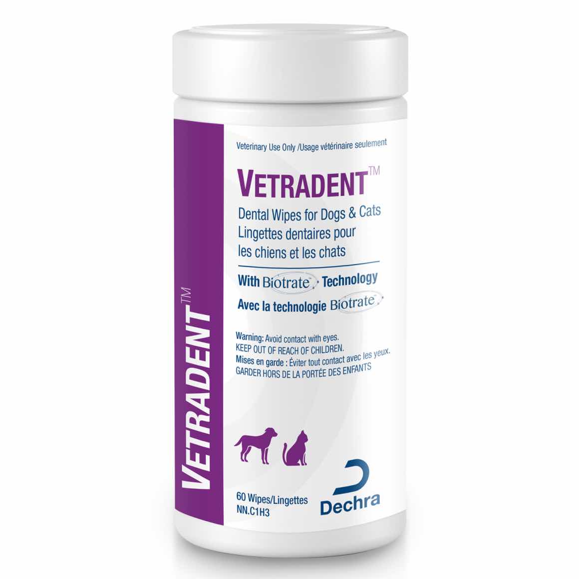Vetradent dental wipes