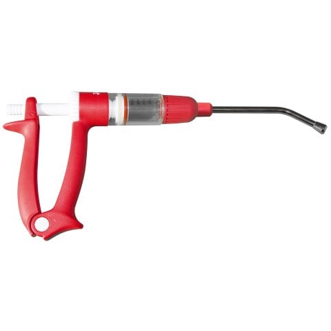 Oral suspension dosing gun