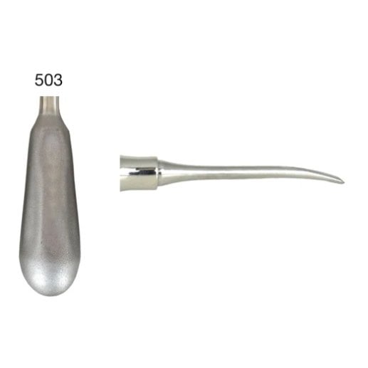Back-curved luxating type elevator with 503 handle