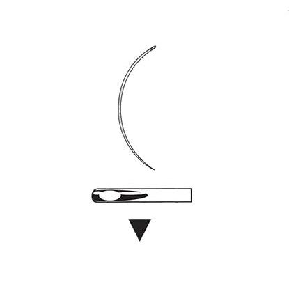 Suture needle 3/8 regular eye