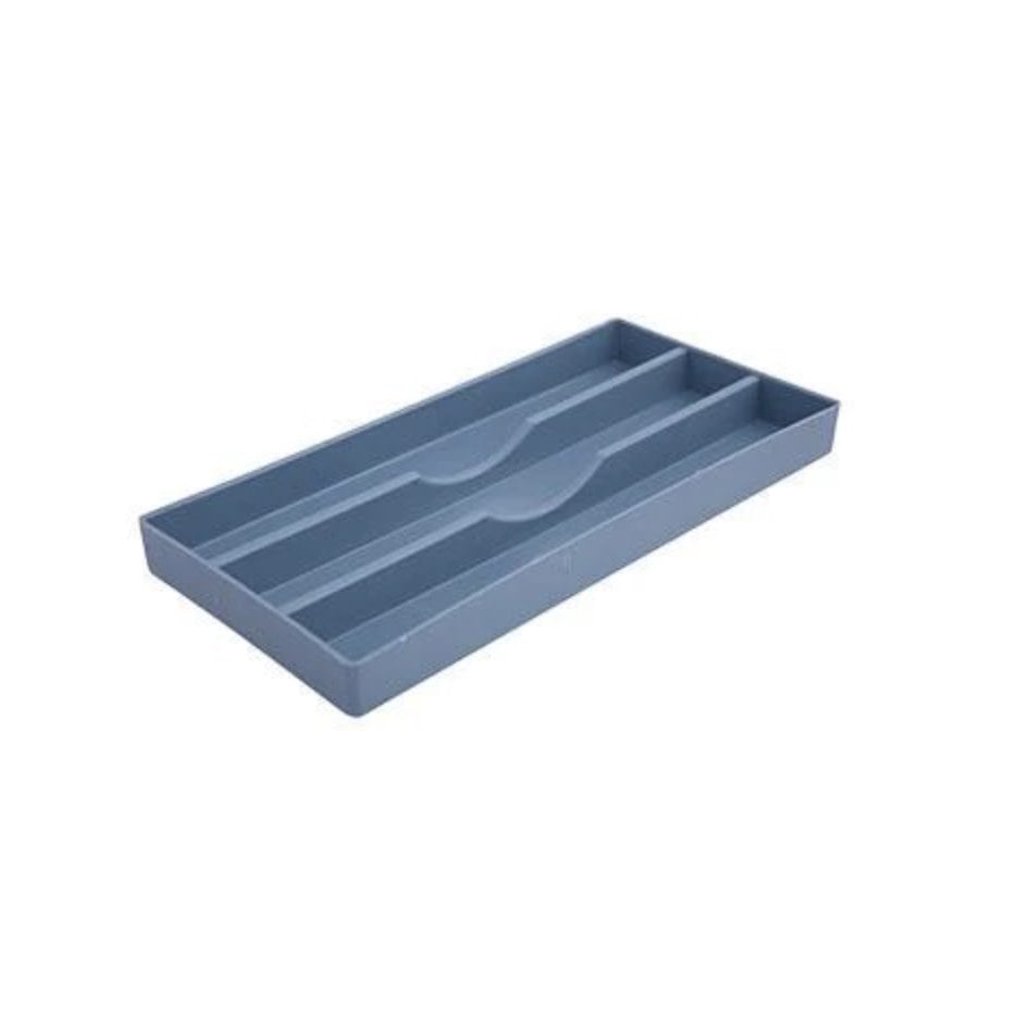 Cabinet tray with division
