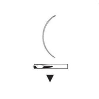 Suture needle 3/8 regular eye