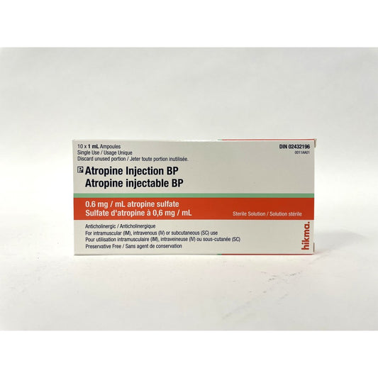 Atropine injection