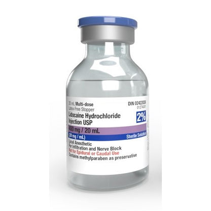 Lidocaine hydrochloride with preservative injection USP