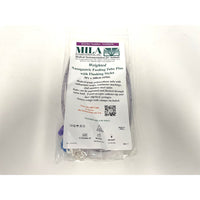 Weighted NG plus feeding tube with flushing stylet