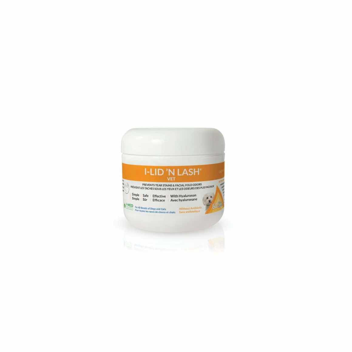 I-Lid 'n Lash vet wipes