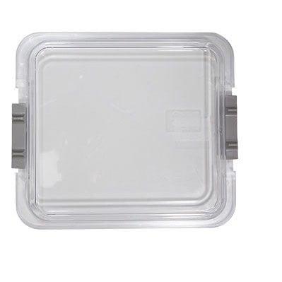 Locking procedure tub clear tray cover