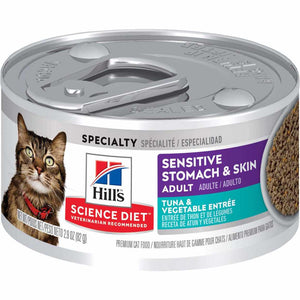 Sensitive Stomach & Skin Tuna Adult Cat Entrée 24 x 2.9 oz