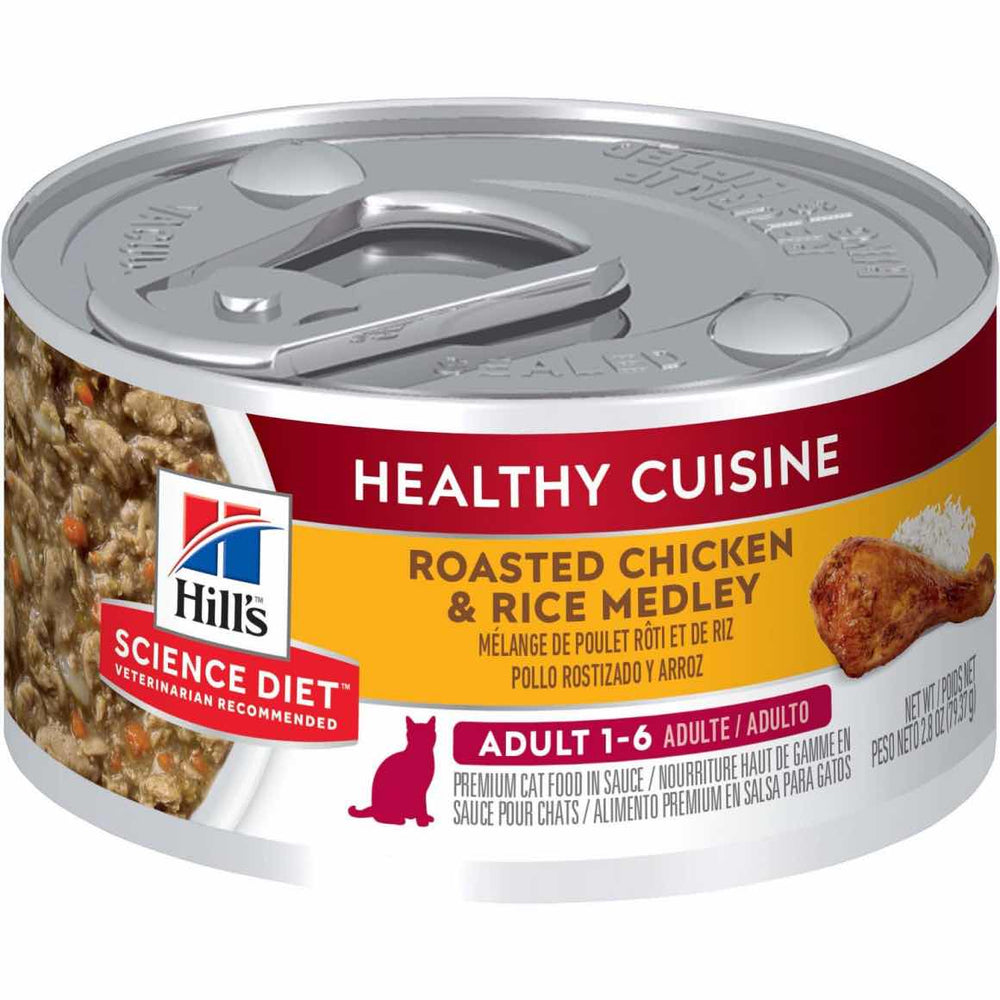 Healthy Cuisine Chicken Adult 1-6 Cat Medley 24 x 2.8 oz