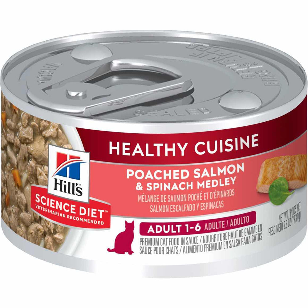 Healthy Cuisine Salmon Adult 1-6 Cat Medley 24 x 2.8 oz