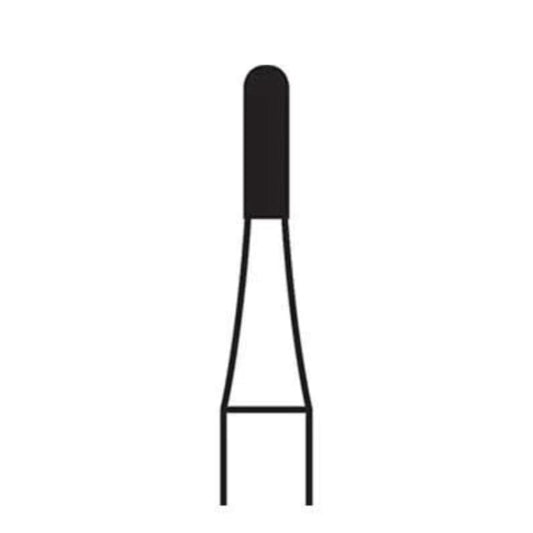 Carbide burs taper round-end fissure