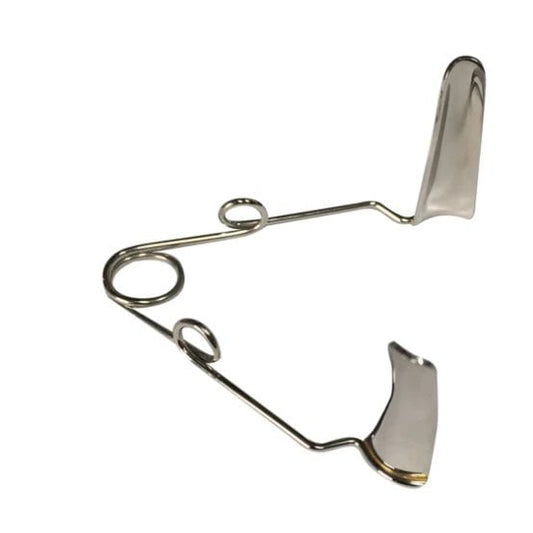 Long reach curved cheek dilator