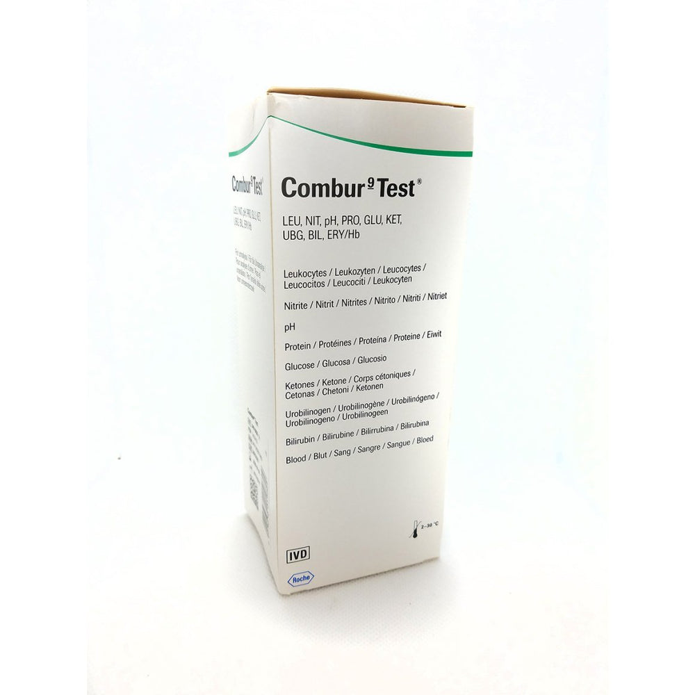 Combur 9 urine test strips