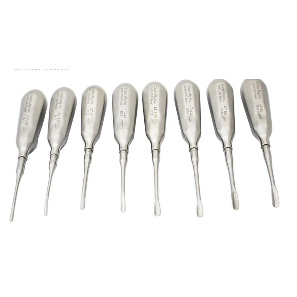 Luxator kit straight and back-curved handle 503