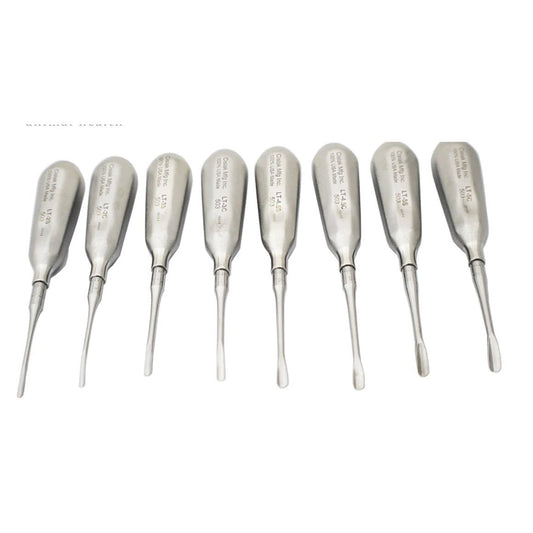 Luxator kit straight and back-curved handle 503