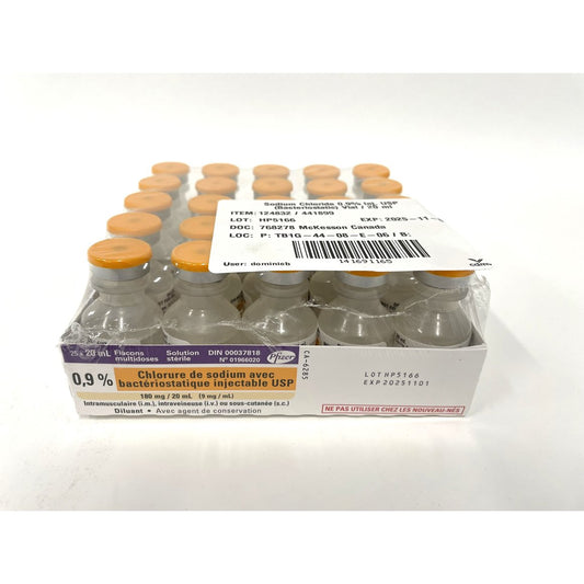 Sodium chloride injection USP bacteriostatic