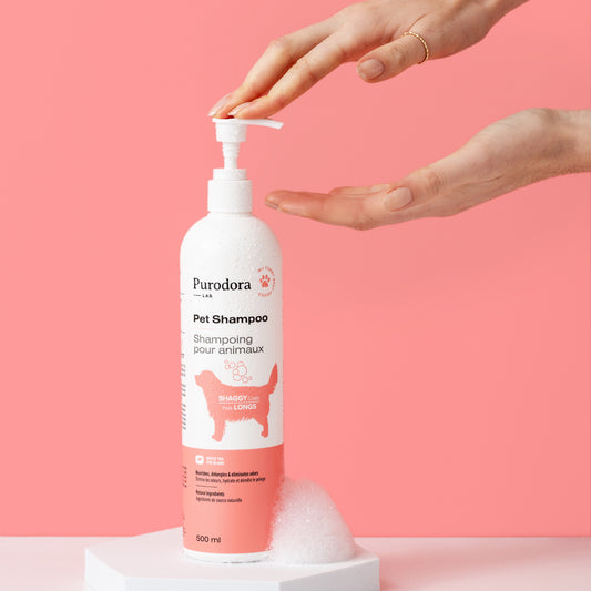 Pet shampoo for short and long coats