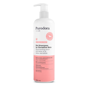 Pet shampoo for sensitive skin