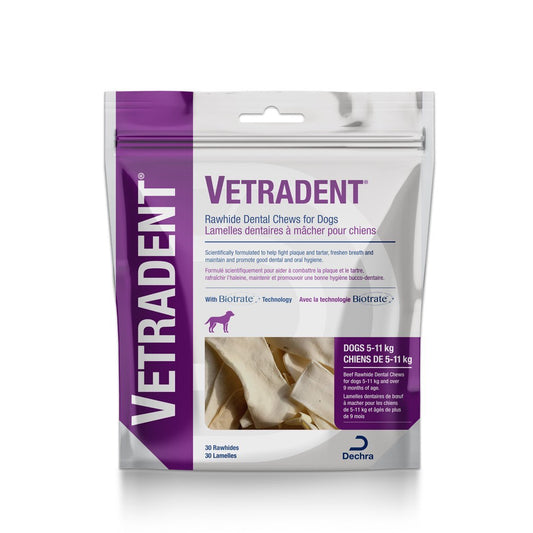 Vetradent rawhide dental chews