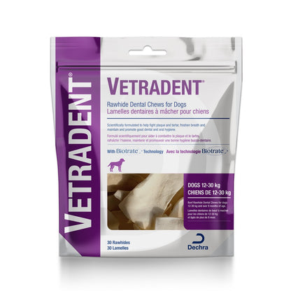 Vetradent rawhide dental chews