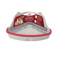 Corner litter pan  for small animals