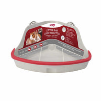 Corner litter pan  for small animals